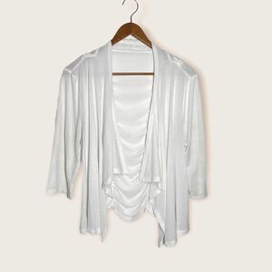 HMS White Cardigan Size Small